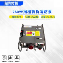 260米扬程水冷型二冲程背负消防泵卧式灭火泵应急救援水泵