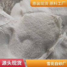 园艺布景 鱼缸装饰 污水过滤料 鹏显石英砂 雪花白儿童砂