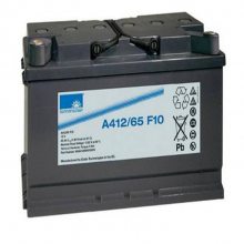 德国阳光蓄电池A412/65G6 工业胶体12V65AH木箱包装带连接线