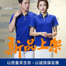 企业翻领polo衫定制工作服印logo夏季 团体服装文化衫来图刺绣