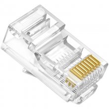 TP-LINK TL-EH5e-100超五类非屏蔽网络水晶头RJ45网线100家用千兆