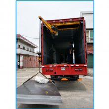 胜欧美货车车厢吊车 悬臂吊厂家 货车专用吊机微型起重机旋转机械臂 电动叉车厂家-单臂吊-集装箱装货机