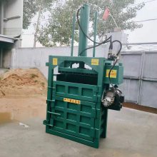 启硕新款立式铁刨花挤块机 易拉罐奶盒压缩机 省空间油漆桶压饼机