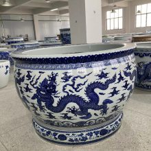 陶瓷大缸睡莲荷花缸户外特大手绘青花瓷客厅摆件庭院鱼缸老式水缸 陶瓷大缸睡莲荷花缸户外特大手绘青花瓷客厅摆件庭院鱼缸老式水缸