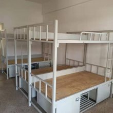 昆明学生床定制 高低床 双层床 公寓宿舍床 型材床加厚板材