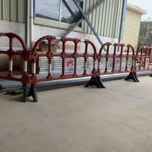 工地安全施工护栏 1米高红白塑料胶马围挡