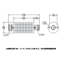 RFTYT供50W同轴衰减器RFT60-50RA3873-4310系列定制生产