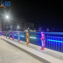 桥梁防撞护栏 河道河边安全栏杆城市建设立交桥高架桥防护栏厂家