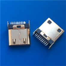 MINI HDMIͷа19P HDMIͷƽ180ȷֲźڽ