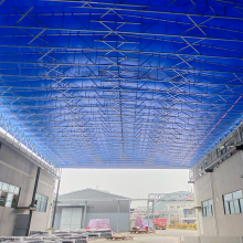 鑫建华 消防通道 悬空式电动雨棚 镀锌管 操作方便
