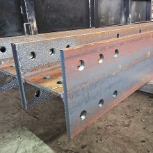 H型钢激光切割 建筑钢梁对外来料割形状焊接冲孔 H型材激光切管加工