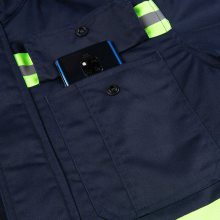 高速公路养护园林绿化反光劳保棉服 藏蓝 可拆内胆棉衣