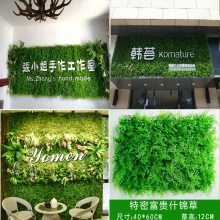 仿真绿化背景墙塑料绿植人造植物墙甜品店绿植假花草墙