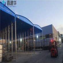 广东湛江户外汽车棚货箱仓库雨棚移动网球场棚
