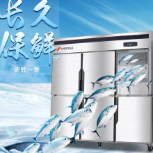 西安银都六门立式单温冰箱