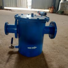 压风管道气水分离器dn108法兰连接 碳钢气水过滤器