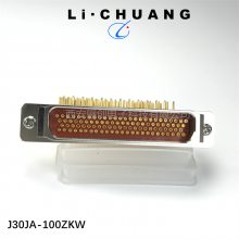 矩形连接器100芯J30JA-100TJ-300MM/100TK-200MM/100ZK-300MM/100ZKW接插件