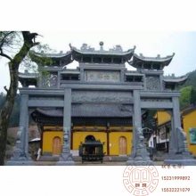 石牌楼加工制作 村口街道石雕牌楼 单门牌楼