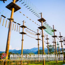 树上拓展器材-丛林穿越丛林探险拓展项目厂家定制