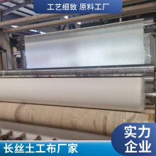 世杰防渗白色土工布批发 废水池长丝复合膜 ***