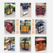 定制304内胆垃圾箱 景区街道环卫果皮箱不锈钢户外两分类垃圾桶