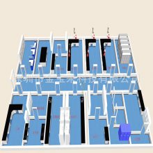 无尘实验室建设工程施工 智能实验室设计规划效果图