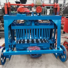 彩色水泥砖机 预制结构布料机 水泥连锁砖机大移动自动制砖机