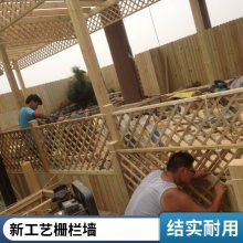 樟子松栅栏SJTDZL0铁艺栅栏防腐木栅栏花园围墙 田园篱笆防水 防晒胜杰腾达