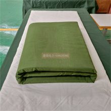单人防潮硬质棉床垫可拆洗学生训练帆布硬质床垫绿色热熔防潮褥子康荣