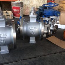 气动V型球阀 VQ647H-16P不锈钢气动V型调节球阀 不锈钢法兰球阀