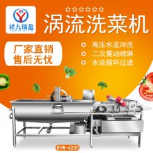 供应祥九瑞盈RY-4200大型涡流洗菜机***无刀化厨房设备