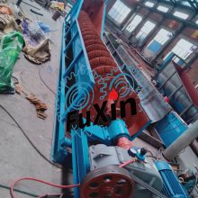 全自动双螺旋洗沙机 泥夹石搅拌清洗机泥石脱泥机