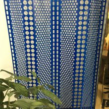 原料燃料堆场挡风墙 三峰挡风墙 钢板冲孔防风网
