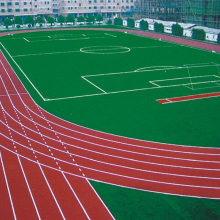 山东国先体育操场硅PU篮球场施工足球场人造草皮设计防紫外光、防磨损