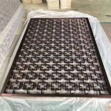 简约现代不锈钢屏风中式餐厅客厅玄关镂空隔断装饰天聚不锈钢