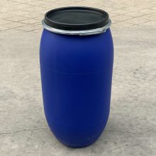 蓝色160L塑料桶包箍法兰桶160升塑胶桶***辽宁内蒙古