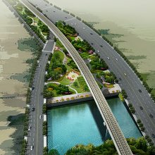 杭州桥梁效果图建筑单体效果图规划效果图制作