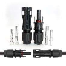 光伏线端接头兼容MC4连接器铜芯端子低电阻太阳能IP68防水连接头