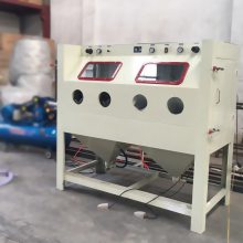 双工位手动喷砂机 适合大型工件箱体喷砂或多人作业 支持定制