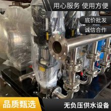 无负压供水设备 变频给水设备自来水二次加压水泵机组