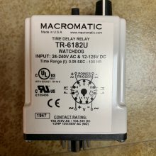 供应美国MACROMATIC 时间继电器 TR-6182U