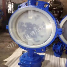 供应衬氟蝶阀 D41F46-16C-供应衬氟法兰蝶阀D41F46-10C批发