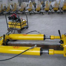 液压钢轨单缸拉伸机 铁路养护工具 轨道养护拉轨器