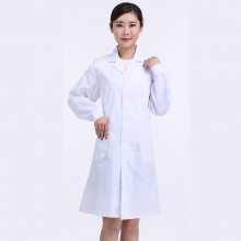 白大褂长袖医生服护士服长袖美容纹绣师工作服可印字医生服护士服