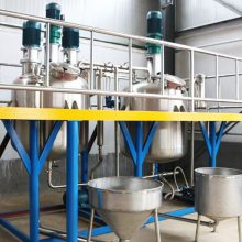 广东方联制造加工不锈钢防爆高速搅拌罐-平台支撑罐成套设备增压反应罐加热