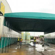 连 云港海 州ZKHZ-07 遮阳棚推拉式活动伸缩雨棚轻便而坚固