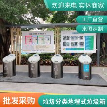 生活垃圾分类地埋式垃圾桶（箱）660/1100升存储桶