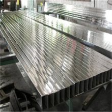 6061直角铝方管 银色氧化铝方通 建筑装饰用铝扁通