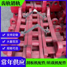 图号126x9铸造齿轨 七孔八柱矿用调节销轨 井下刮板输送机综采销排