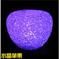 厂家供应创意礼品 led七彩浪漫小夜灯 夜市地摊套圈热卖发光玩具